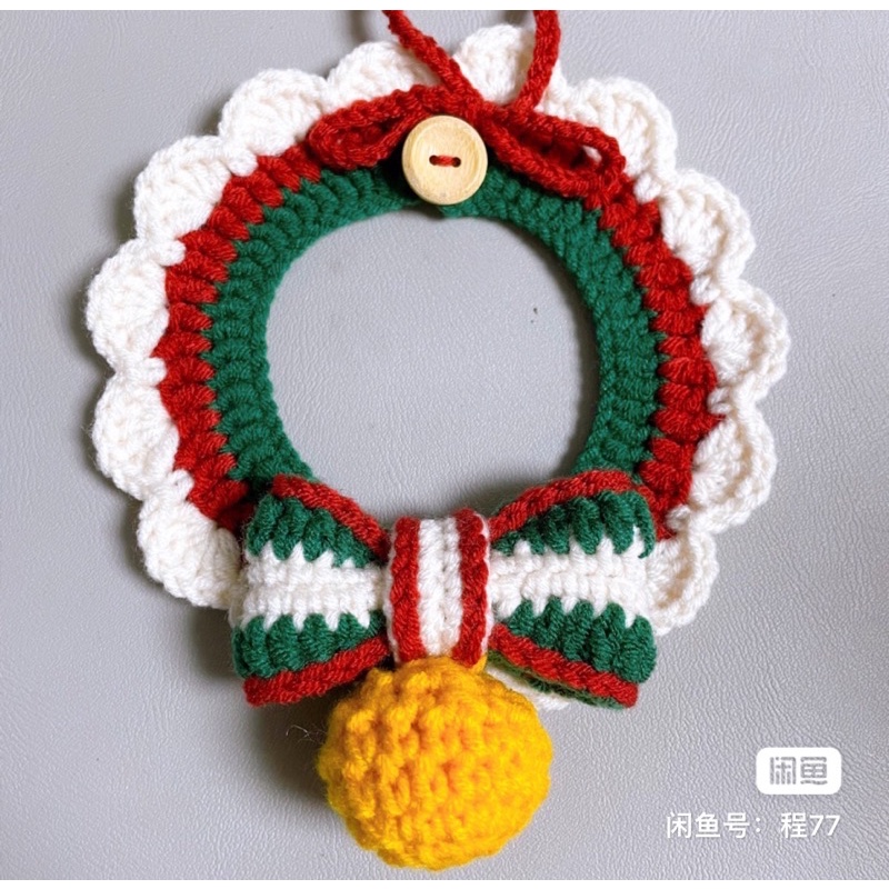Mẫu yếm len handmade cho mèo ,cún, thỏ,…