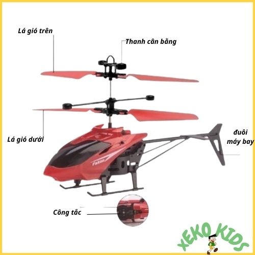 Máy bay trực thăng điều khiển từ xa 4 cánh cho bé trai 8 9 10 11 12 12 14 15 tuổi. Trò chơi vận động cho trẻ em, trẻ con