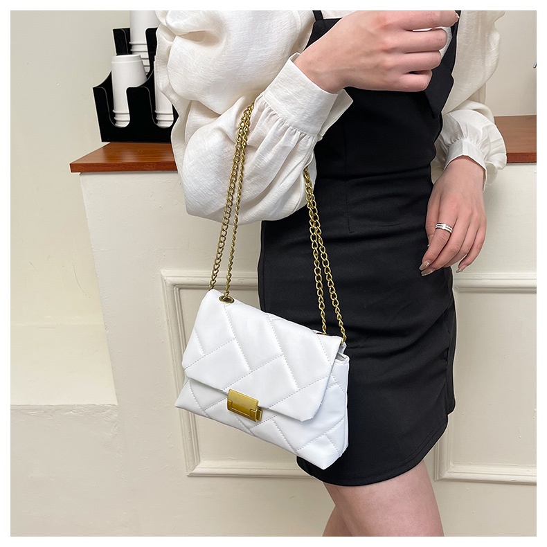 Túi Đeo JASMIN NOIR Chéo Họa Tiết Caro Dây Xích Thời Trang Cho Nữ