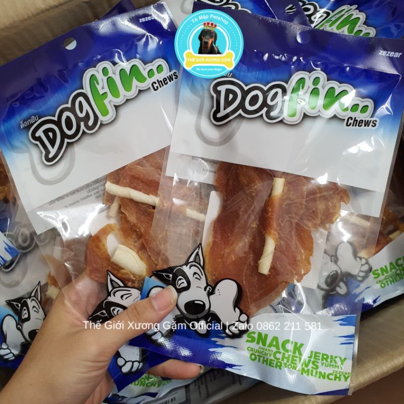 SNACK THƯỞNG DOGFIN MINI BAG CHO CHÓ 50-60GR