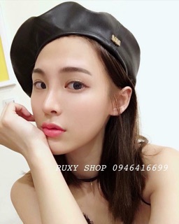Mũ nồi da dior
