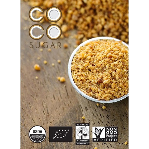 Đường Mật Hoa Dừa Hữu Cơ Coconut Palm Sugar 454g