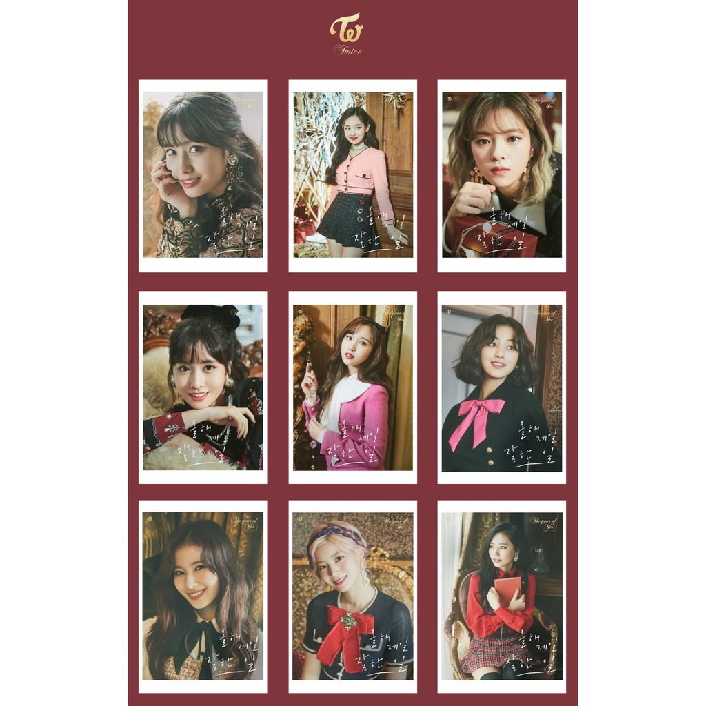 Lomo card TWICE - THE BEST THING I EVER DID ( 27 ảnh)