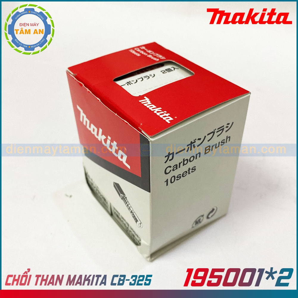 Chổi than chính hãng Makita CB-325 195001-2