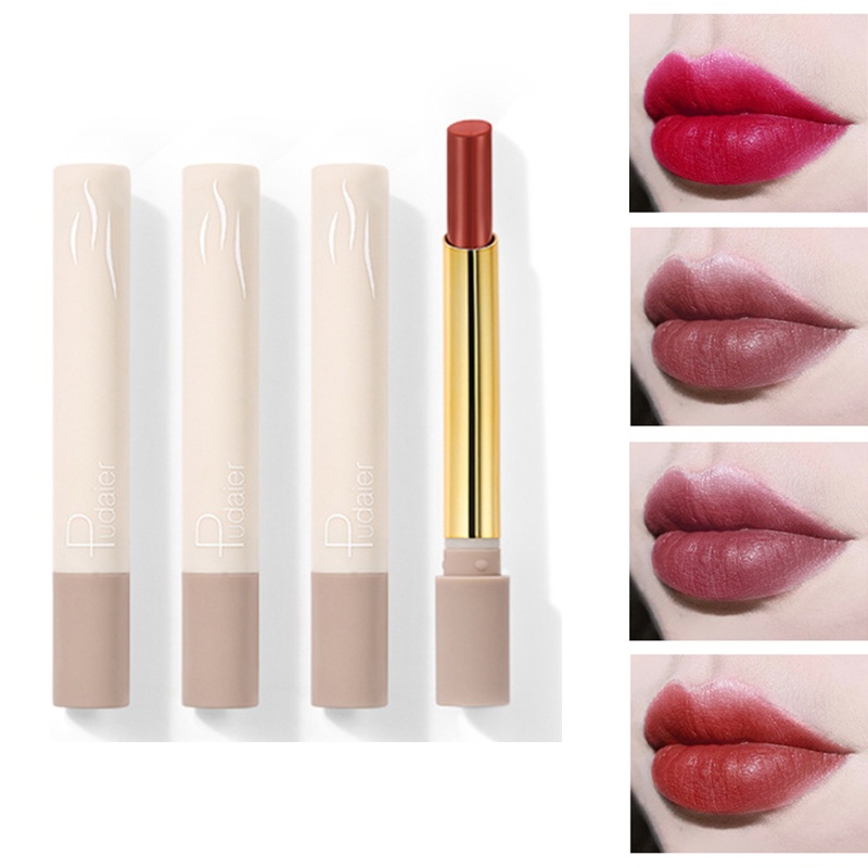 Set 4 Son Kem Lì Chống Nước Lâu Phai Chất Son Siêu Mượt Như Nhung Dành Cho Nữ
