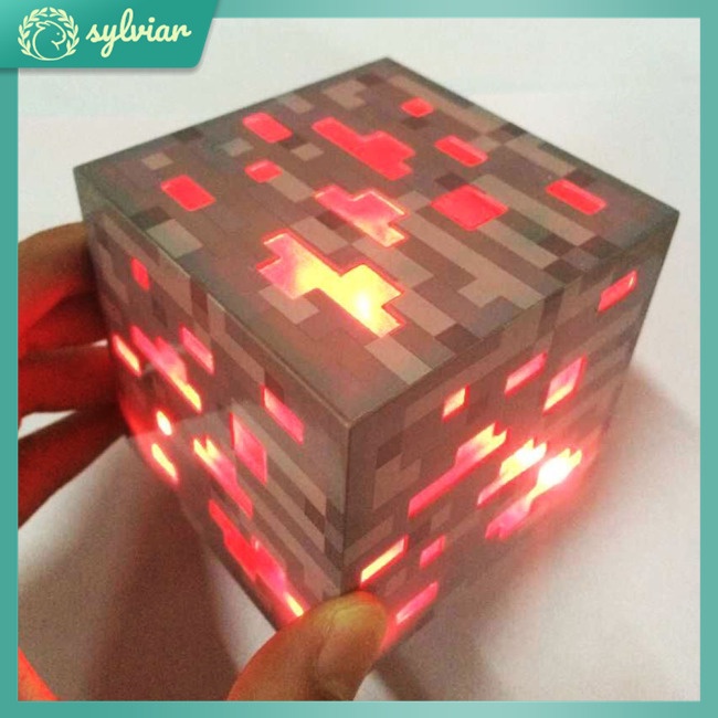 Đèn LED Hình Vuông Họa Tiết Minecraft Độc Đáo Làm Quà Tặng Giáng Sinh