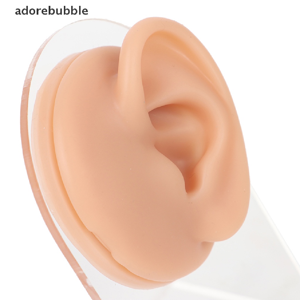 Mô hình tai silicon với giá đỡ acrylic trưng bày khuyên tai tiện lợi