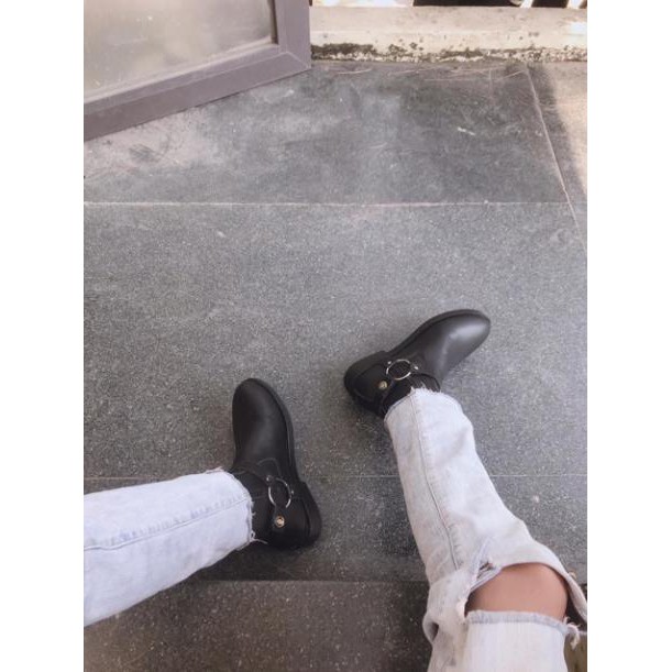 Laurent Boots Nam, cổ cao, kéo khoá ! ₁ ^ .