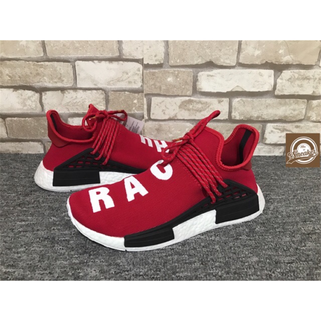 Tết🌺 Giày - Giầy thể theo NMD HUMAN RACE đỏ đế trắng thời trang dạo phố phong cách Còn Hàng ! ! ! ? ! ! 2020 new . * ' '