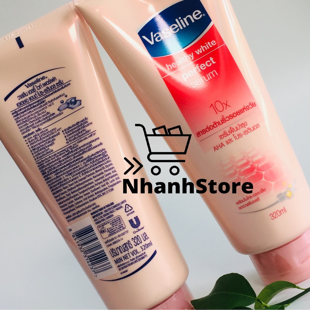Sữa Dưỡng Thể Vaseline 10X Tuýp 320ml | BigBuy360 - bigbuy360.vn