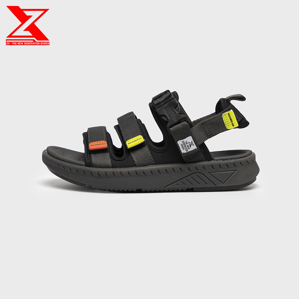 Giày Sandal Nam Nữ ZX The City Light Mã 3715 màu Grey Color - Quai thông minh Smartfit