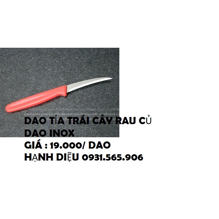 Dao Tỉa Trái Cây - Rau Củ - Inox