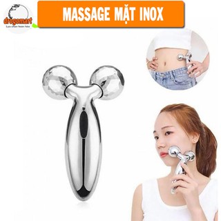 Cây Lăn Massage Mặt Inox Cầm Tay Cao Cấp - DG0280