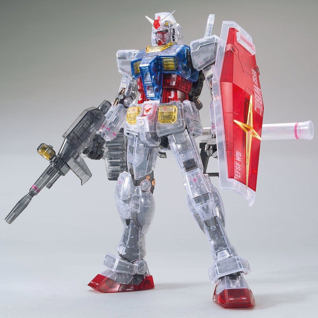 Mô Hình Lắp Ráp MG Gundam RX-78-2 3.0 Clear Color 1/100 P-Bandai Master Grade Đồ Chơi Anime Nhật