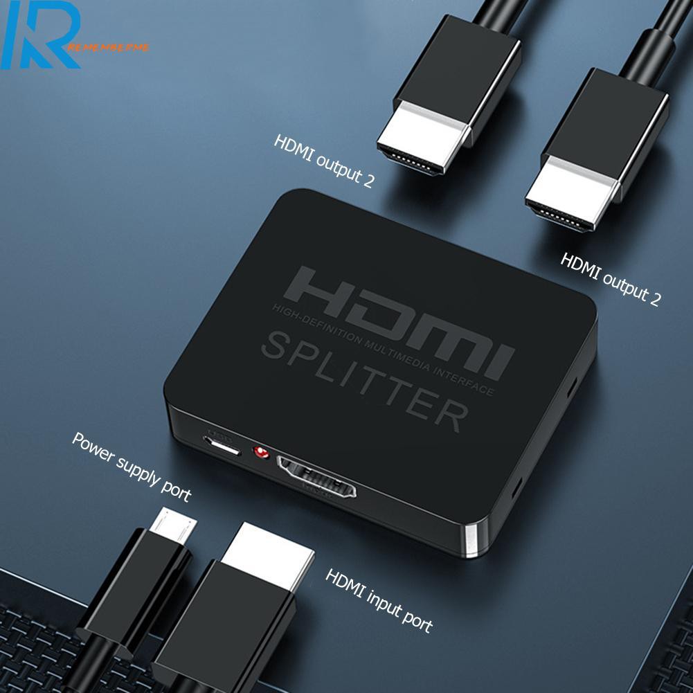 HW Bộ Chia Cổng Hdmi-Hd102M Hdmi-Compatible 1 Ra 2 Ra 4k X 2k