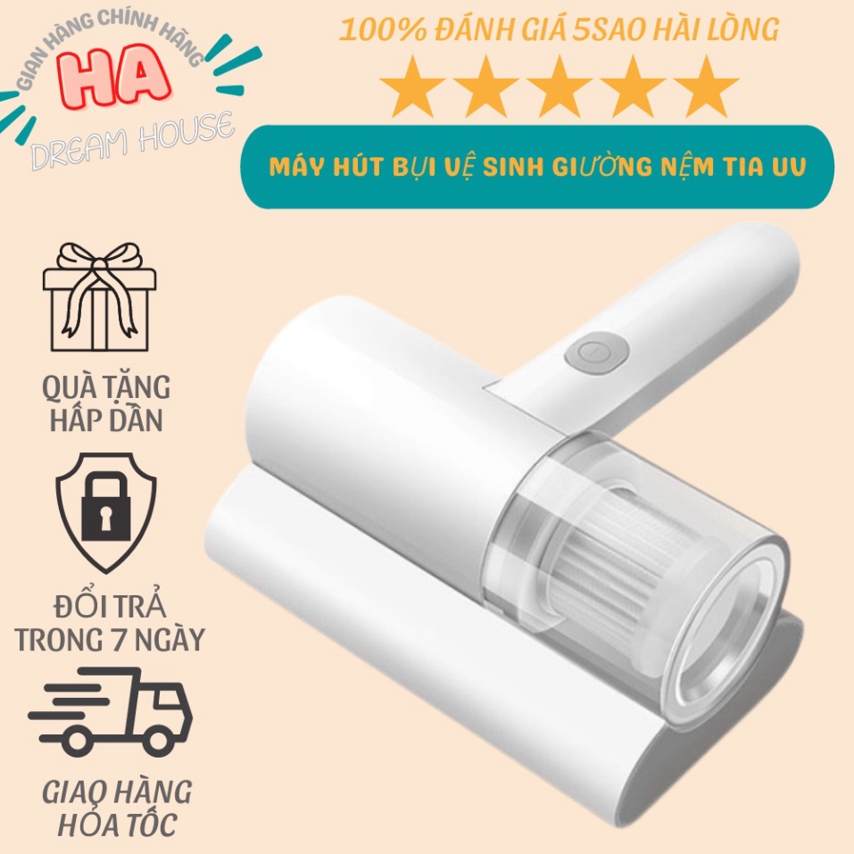 Máy hút bụi giường nệm diệt khuẩn UV, chuyên dụng hút bụi vệ sinh giường nệm, chăn ga, ghế sofa, bảo hành 12 tháng