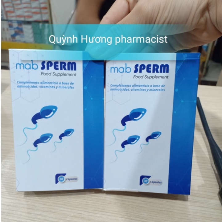 Mab Sperm hộp 30 viên hỗ trợ sức khỏe nam giới