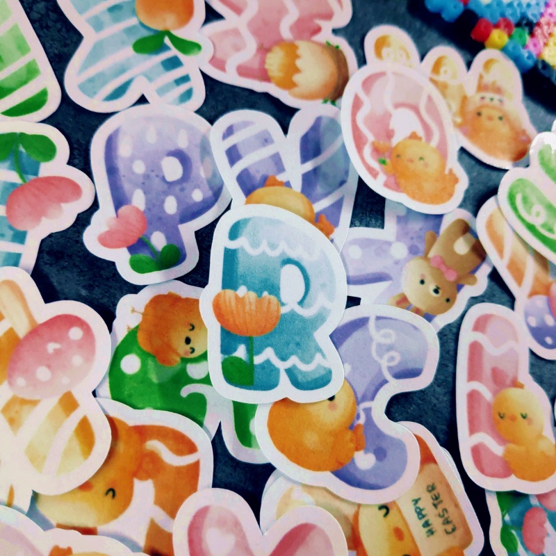 Set hình dán sticker Bảng Chữ Cái dễ thương