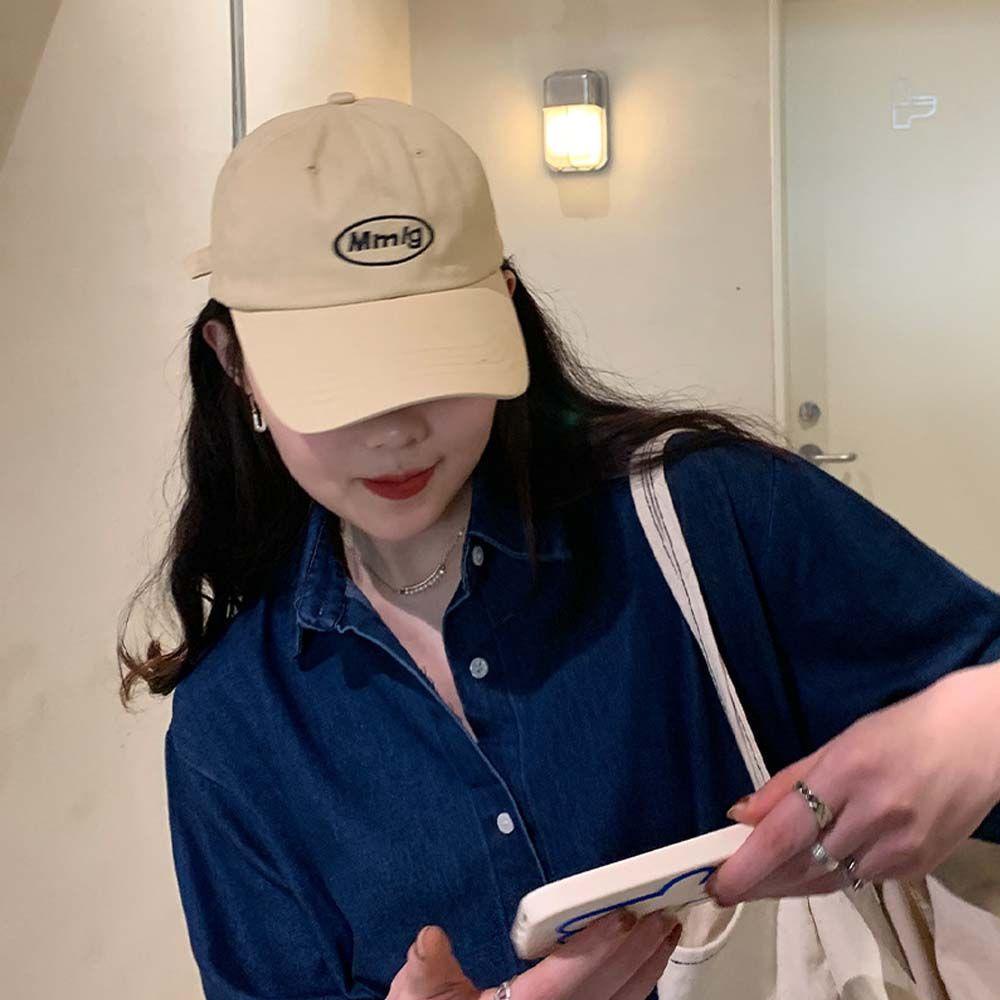 Mũ Lưỡi Trai Thêu Chữ MXGOODS Phong Cách Hip Hop Thời Trang Cho Cặp Đôi