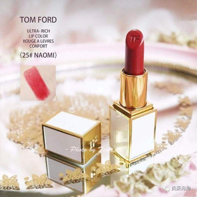 Son Tom Ford Ultra-Rich Lip Color vỏ trắng fullsize, minisize