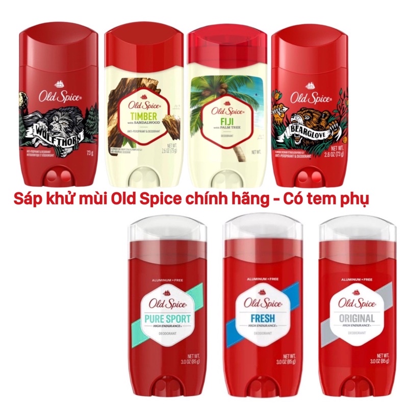 Sáp khử mùi Old Spice 85g Nhập khẩu Mỹ