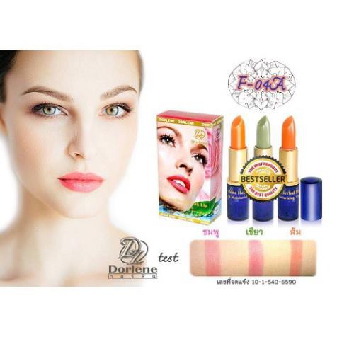 Thỏi Son dưỡng DORLENE HERBAL PINK LIP -( THAILAND )