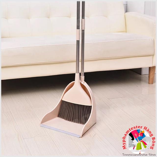 Chổi nhựa kèm xẻng gấp gọn hàng xuất Nhật