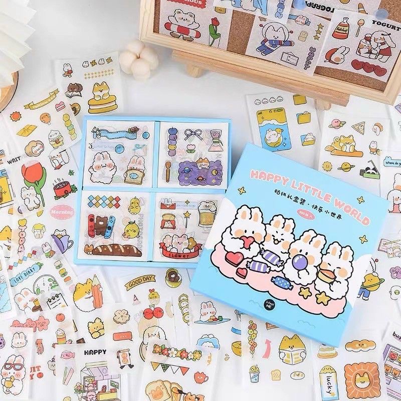 bộ sticker hình dán 1000 miếng
