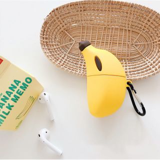 [ Ảnh thật 100%] Case Airpods 1/2 hình Banana siêu cute