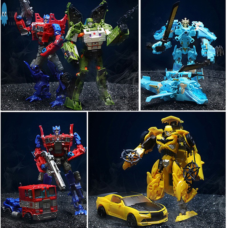 Đồ Chơi Robot Bumblebee Optimus Prime Megatron Decepticonon Jazz Sưu Tầm Cho Trẻ Em