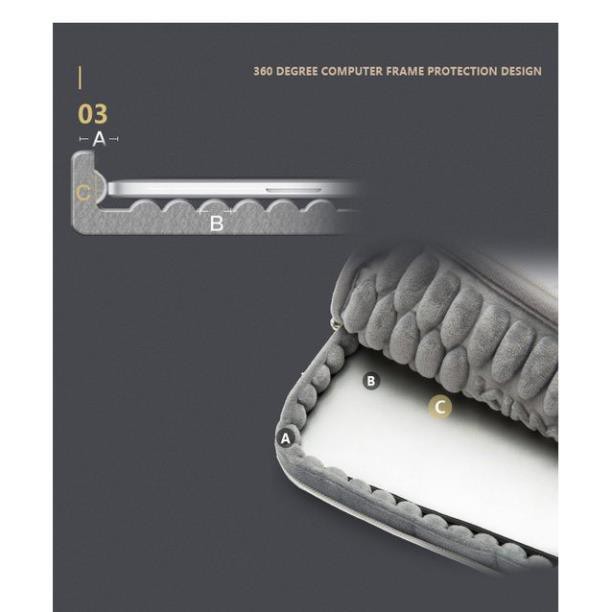 Túi laptop 14inch hãng KINMAC-túi chống sốc chuyên dụng, chống nước, không bám bụi -KM13