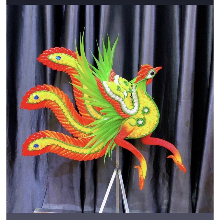 Hoa sen đá gắn rồng phượng