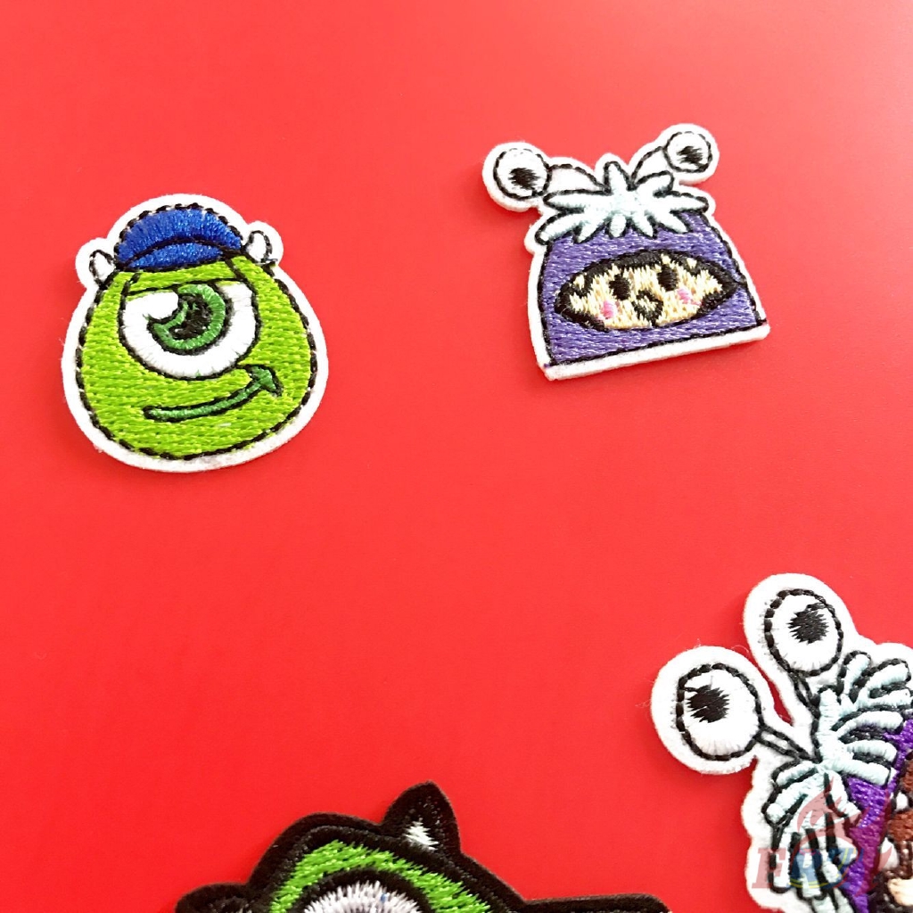 Miếng vá ủi trang trí quần áo họa tiết hoạt hình Disney Monsters Inc. series 04