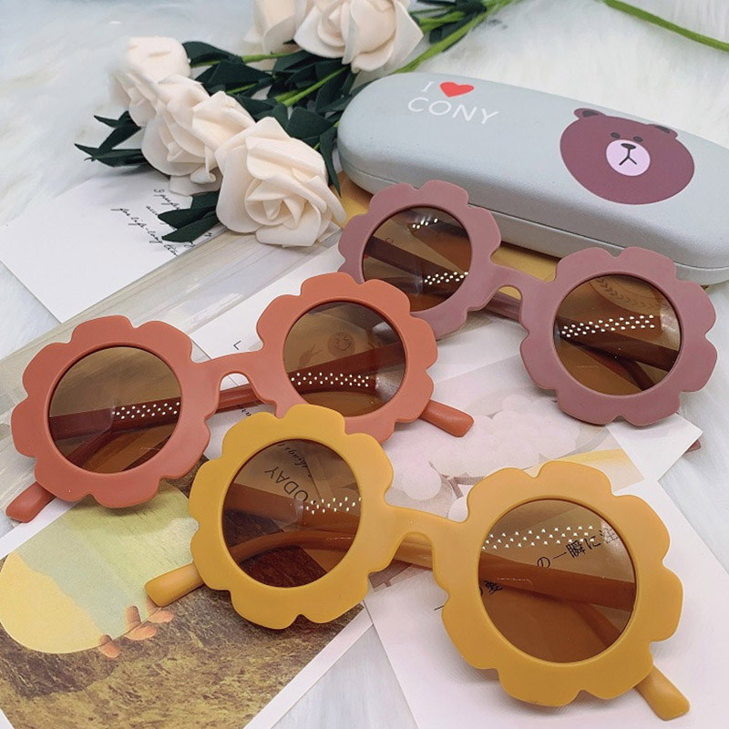 Kính Mát Hình Hoa Hướng Dương Dễ Thương Dành Cho Bé