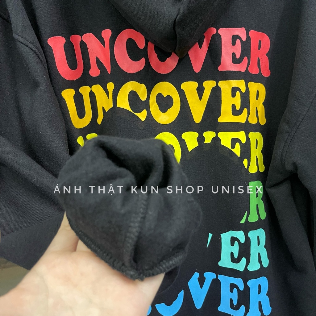 Áo khoác nỉ hoodie  unisex uncover basic hoodie v2 kunshop1996