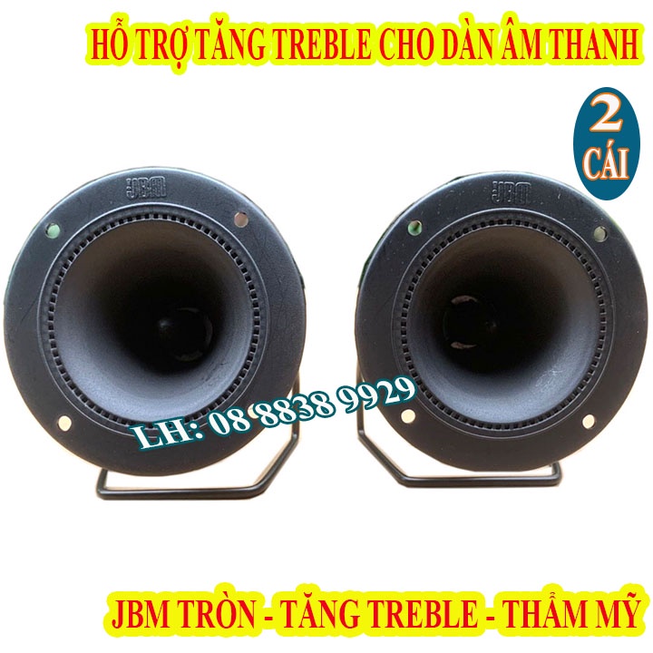 CẶP LOA SIÊU TREBLE THẠCH ANH TRÒN JBM 10CM - GIÁ 2 CHIẾC