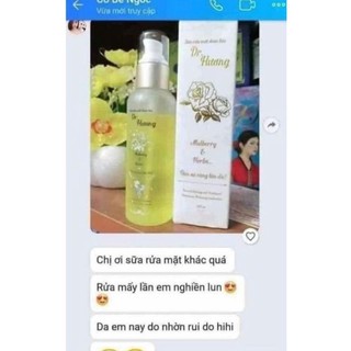 [CHÍNH HÃNG] Sữa Rửa Mặt Dr. Hương 120ml