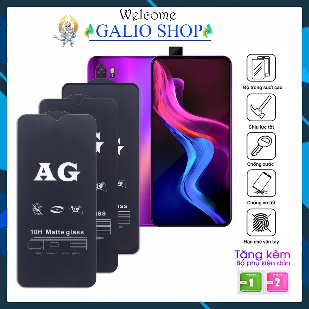 Kính cường lực chống vân tay vsmart Live 4 Star 3 4 Joy 2+ Aris Pro Joy 4 Active 3 Joy 3 full màn tổng hợp Kính-[CVT]