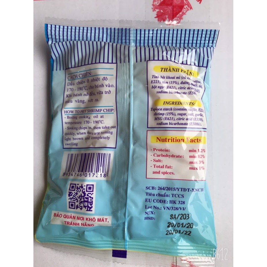Bánh Phồng Tôm Sa Giang Gói 100g