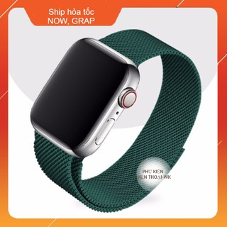 [SIÊU HOT] [MIDNIGHT GREEN] SIÊU PHẨM DÂY ĐEO THÉP CHỐNG GỈ MILANESE LOOP CHO APPLE WATCH