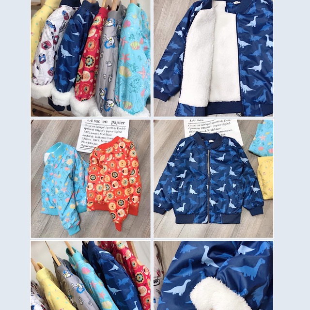 Áo phao lót lông cực ấm áp