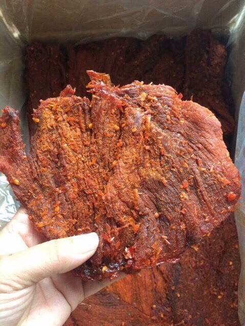 200g THỊT BÒ KHÔ MIẾNG( 100% thịt bò úc tươi)