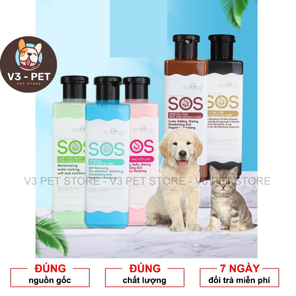 Sữa Tắm SOS, Sữa Tắm Chó Mèo Hàng Nhập Khẩu.