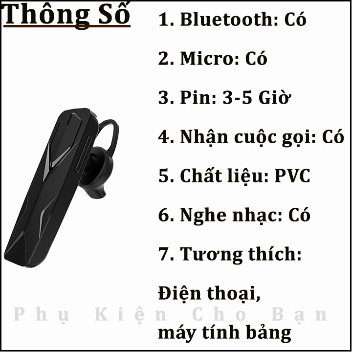 Tai nghe Bluetooth không dây nhét tai chống nước giá rẻ tai phone bluetooth PKCB144 | BigBuy360 - bigbuy360.vn