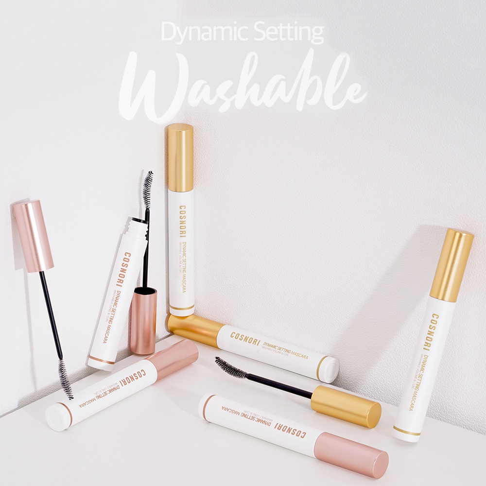 Mascara COSNORI chuốt mi siêu cong năng động có thể làm sạch