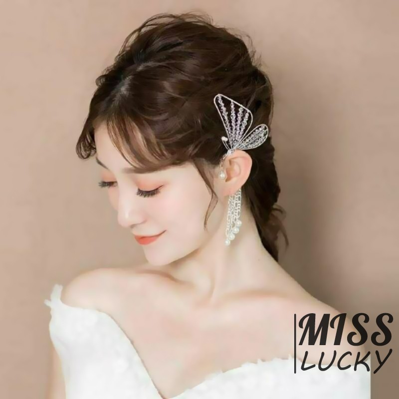 BUTTERFLY 1 Khuyên Tai Nữ Kiểu Dáng Thời Trang Cá Tính