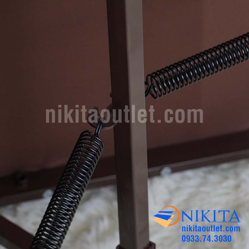 Giường gấp - xếp nâng đầu NIKITA - kiểu Hàn Quốc HQ120 (120cm) nâng đầu 5 cấp độ - chính hãng thương hiệu NIKITA OUTLET
