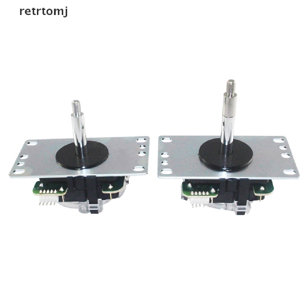 【to】 2Pcs Boxing Game Player Chrome Arcade Joystick Shaft Extender For SANWA Shimizu .