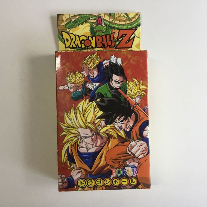 Bộ bài Tây anime dragon ball, bộ tú poker 7 viên ngọc rồng songoku songohan ca đíc 54 lá in hình anime manga dễ thương đ