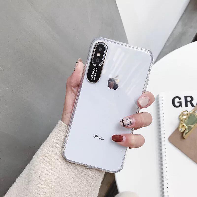 ỐP IPHONE AUTO FOCUS TRONG SUỐT - KHÔNG Ố VÀNG - BẢO VỆ CAMERA💖 Hana Case